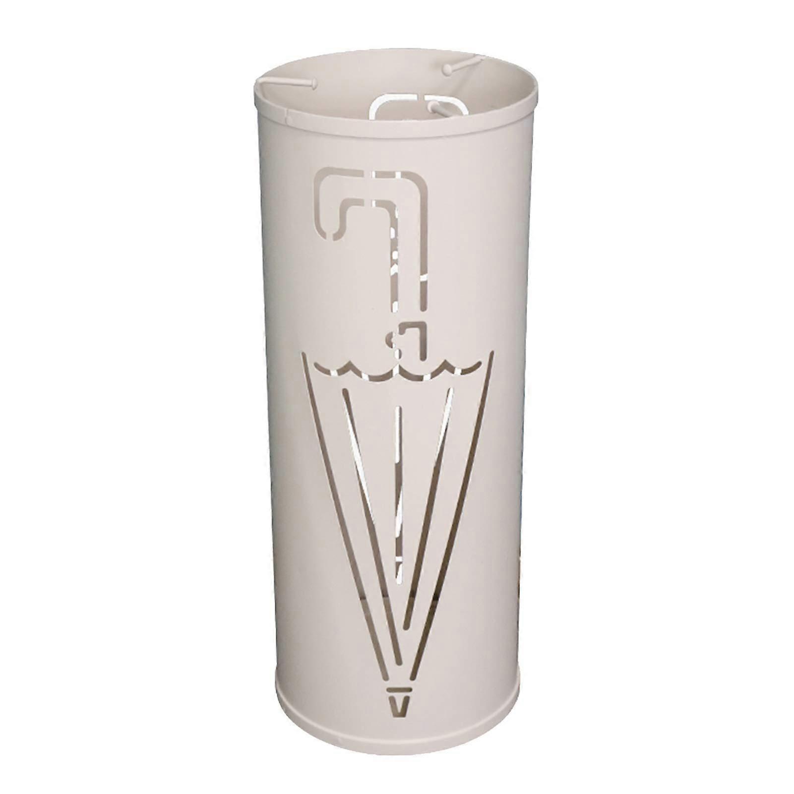 Umbrella Stand Metal Iron Storage Rack with Hooks for Walking Canes and Toys – Japanese Style