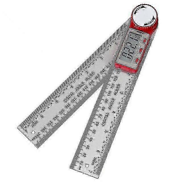 Ψηφιακά εργαλεία μέτρησης κλίμακας ανιχνευτών γωνίας μοιρογνωμόνων μετρητών μετρητών γωνίας μετρητών ανοξείδωτου 0-200/300/500mm 360