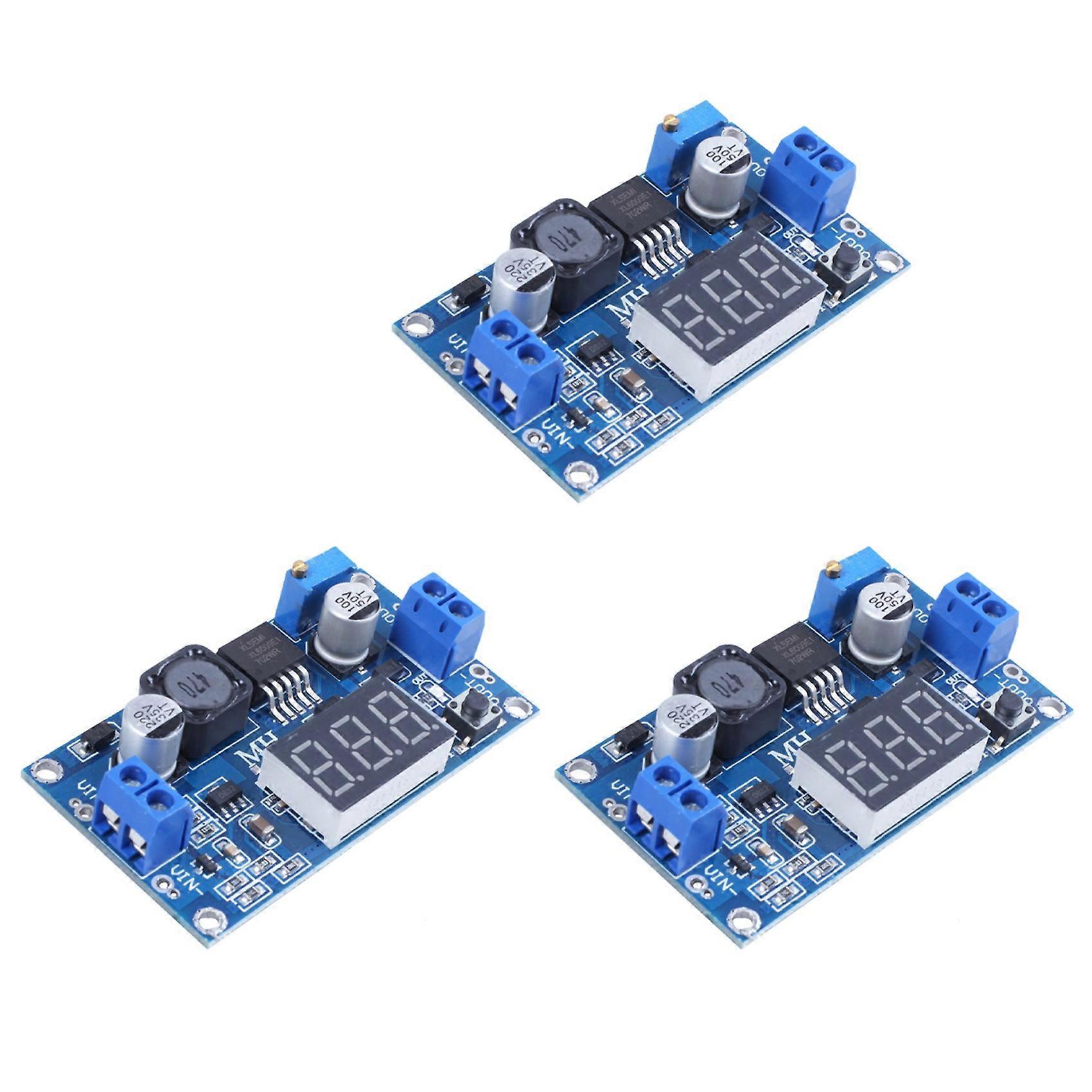 3X DC-DC Step-Up Converter Module 4A Power Supply Voltage Adjustable XL6009E1