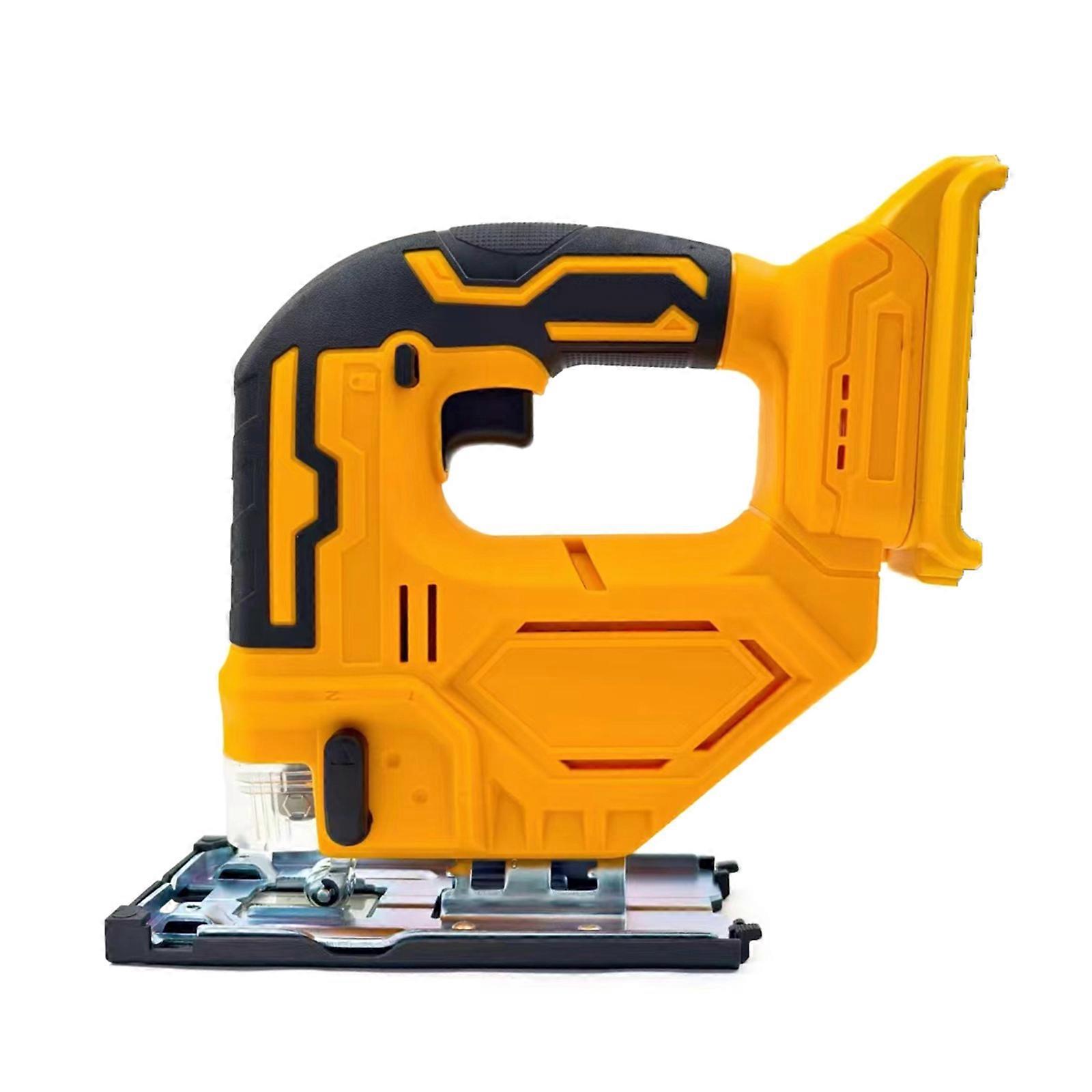 High Performances Cordless Jigsaw Suited For 20V Battery Features LED Light And 3 Orbital Settings For Accurate Cuts  Yellow