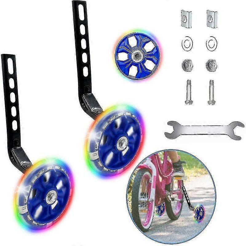 Rodinhas de apoio universais para bicicletas infantis de 12 a 20 polegadas.