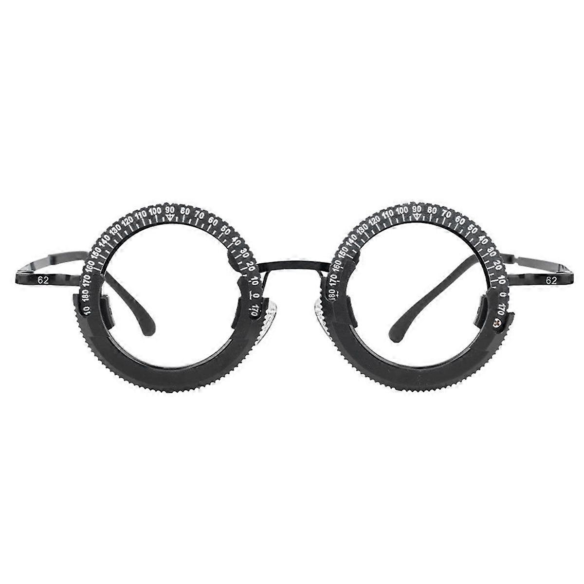 Trial Frame, Glasses Optometry Frame, Stainless Steel Temples, Comfortable and Non-Slip Nose Pads,