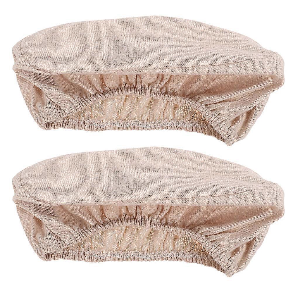 2pcs Beige Bread Proofing Basket Liners Storage Covers for Better Bread Rising