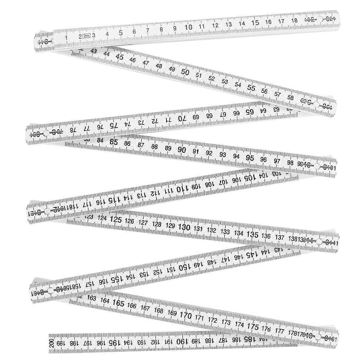 1pc Folding Ruler with Clear Reading Foldable Ruler Professional Measuring Tool