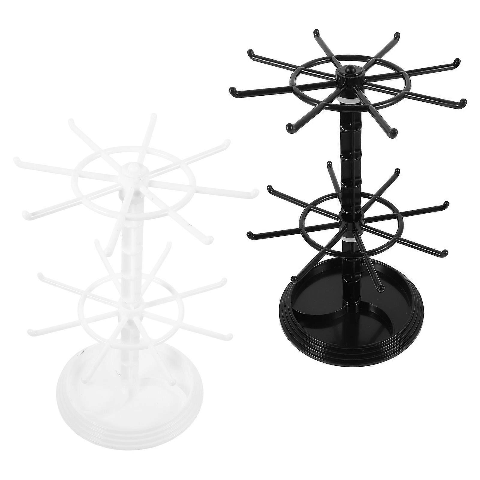 Plastic Earring Display Holder for Storage Use with Modern Design in Assorted Color 2pcs