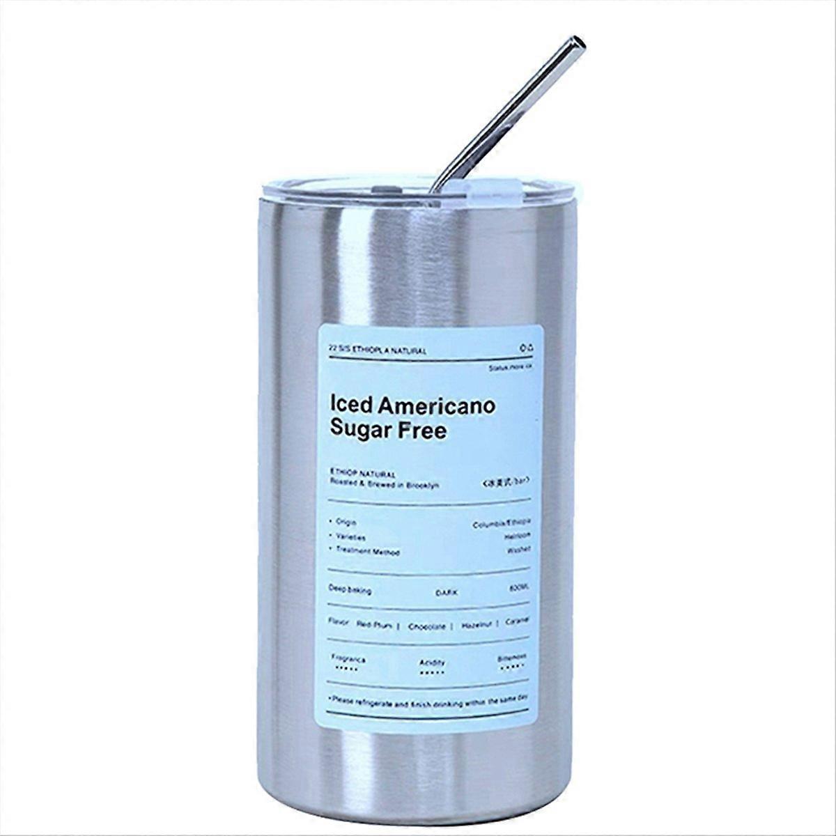 Stainless Steel Coffee Cup Dark Gray