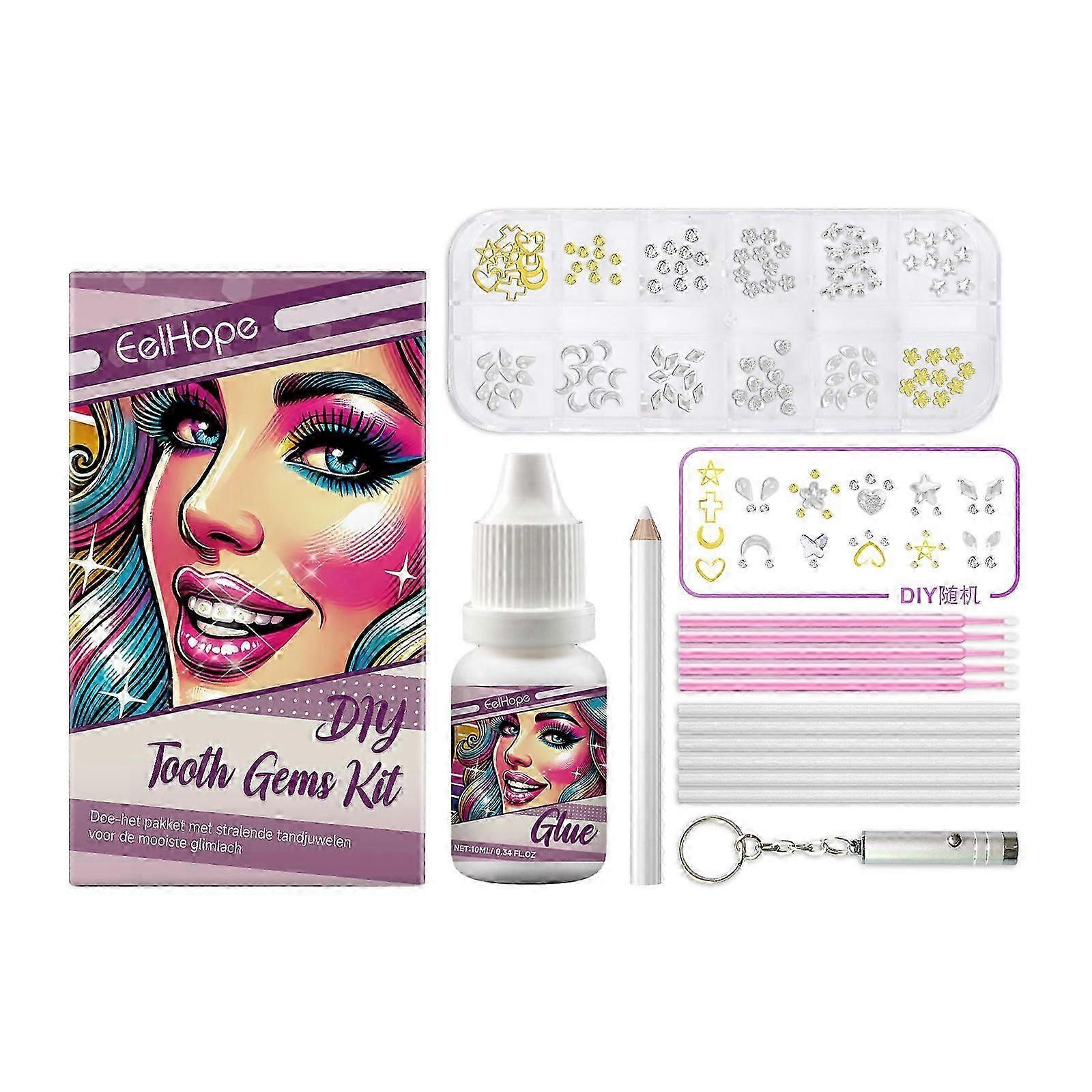 DIY Fashion Tooth Gem Kit  Safe