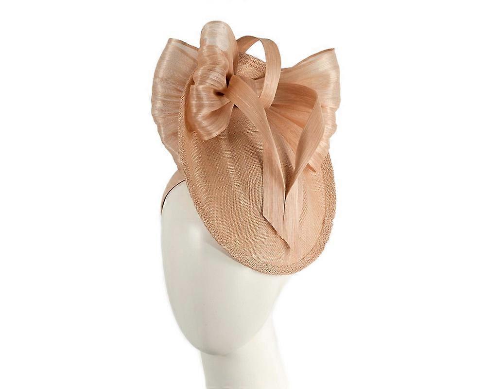 Nude fascinator with bow by Fillies Collection S252NU