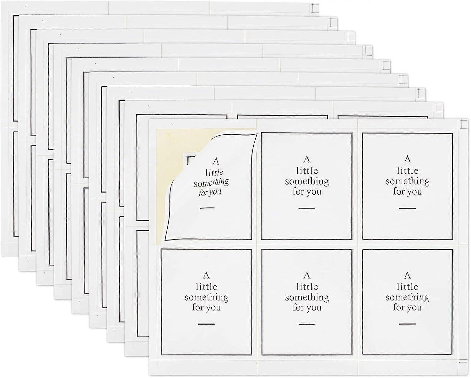 20Sheets 120pcs 1.5" Self-Adhesive Warning Labels Rectangular Warming Stickers Crafting Tags Business Package Stickers for Festival Business Personal 