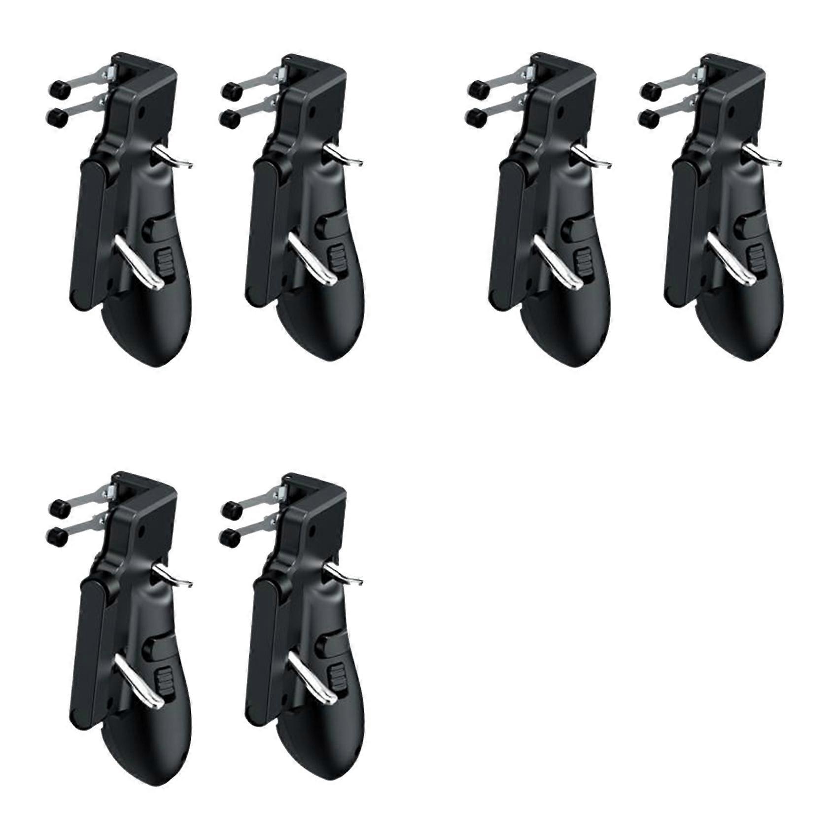 6x for PUBG Controller Six Finger Mobile Trigger Gamepad Grip L R Fire Aim Button Joystick for Ipad Tablet FPS Handle