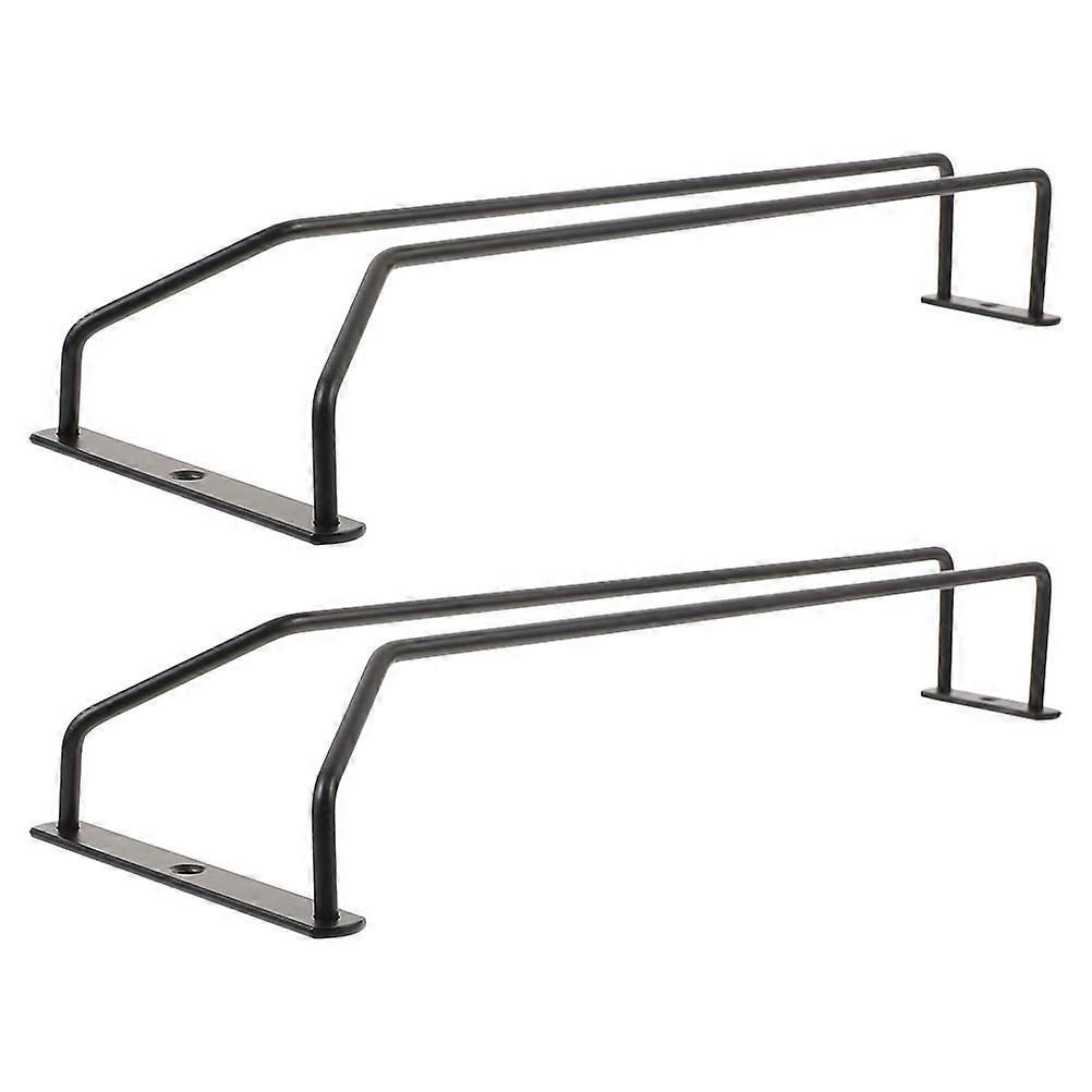 2pcs Stemware Racks Cup Holder Wall Mount Wine Glass Rack Storage Under Cabinet