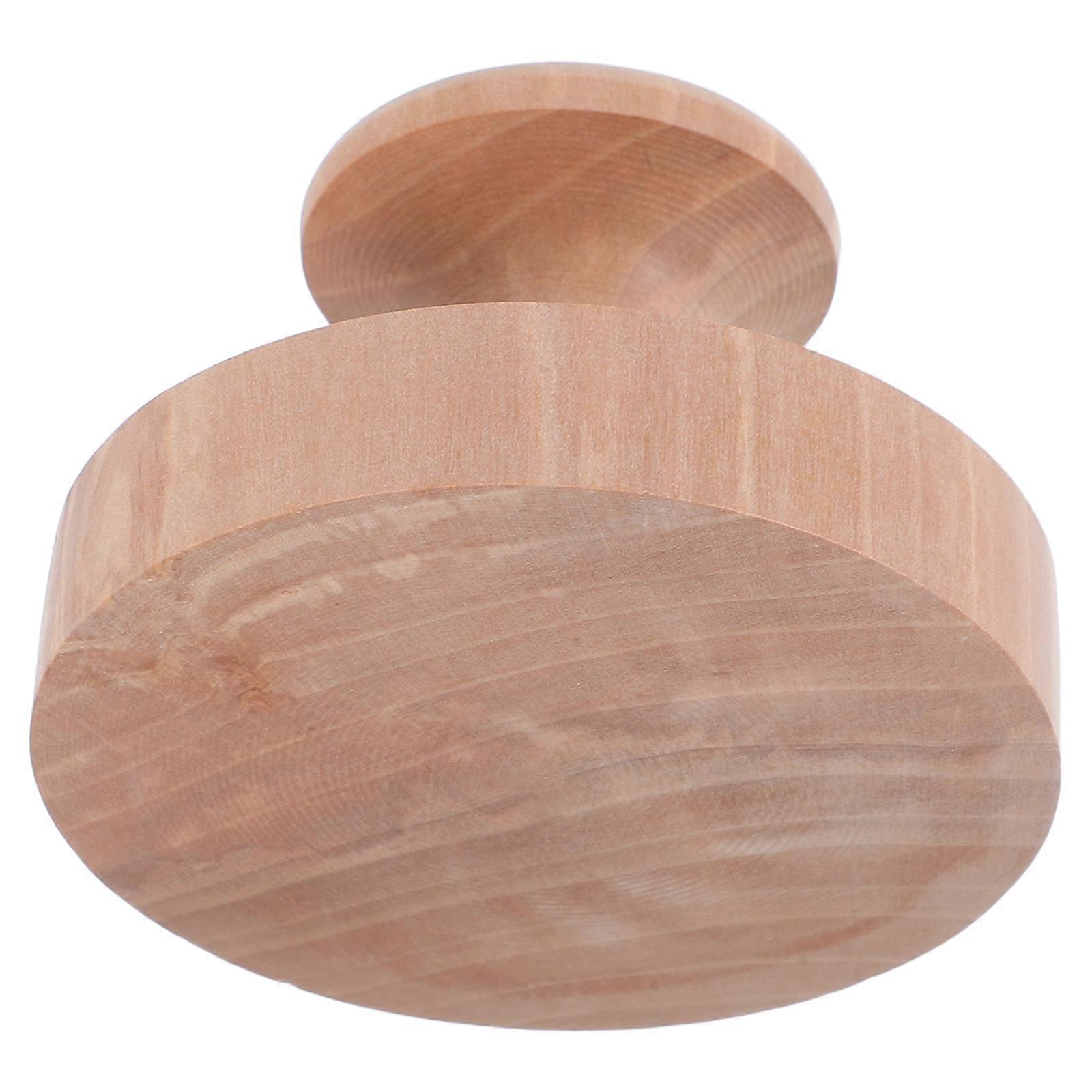 Brown Wooden Tortilla Maker for Easy Cleaning Baking Tool for Kitchen