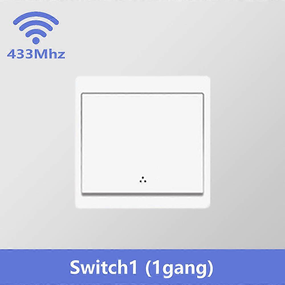 RF433MHz Wireless Light Switch 1/2/3 Gang 86 Wall Panel Remote Control Interruptor 16A Relay Receiver for LED Lamp Chandelier