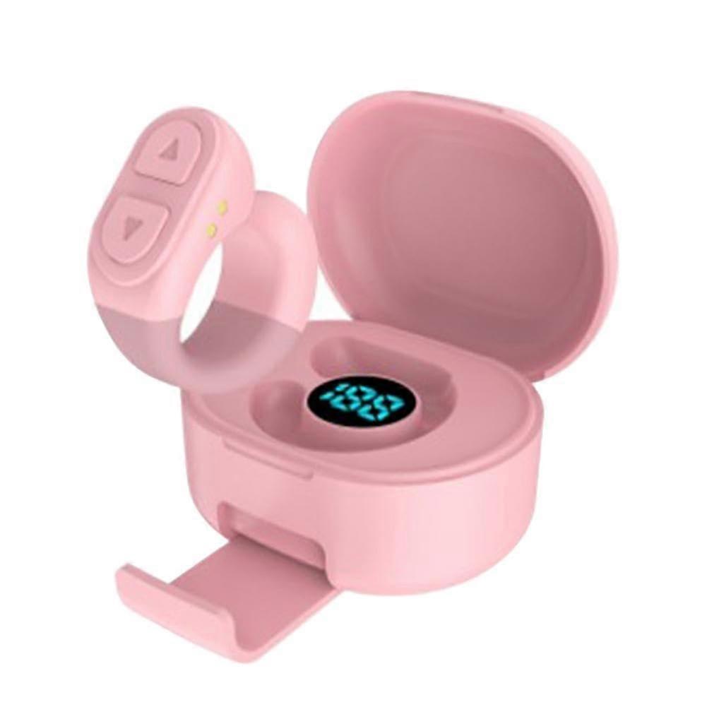 Bluetooth Remote Control for Smartphone Camera and EBook Page Turner with Long Battery Life Pink