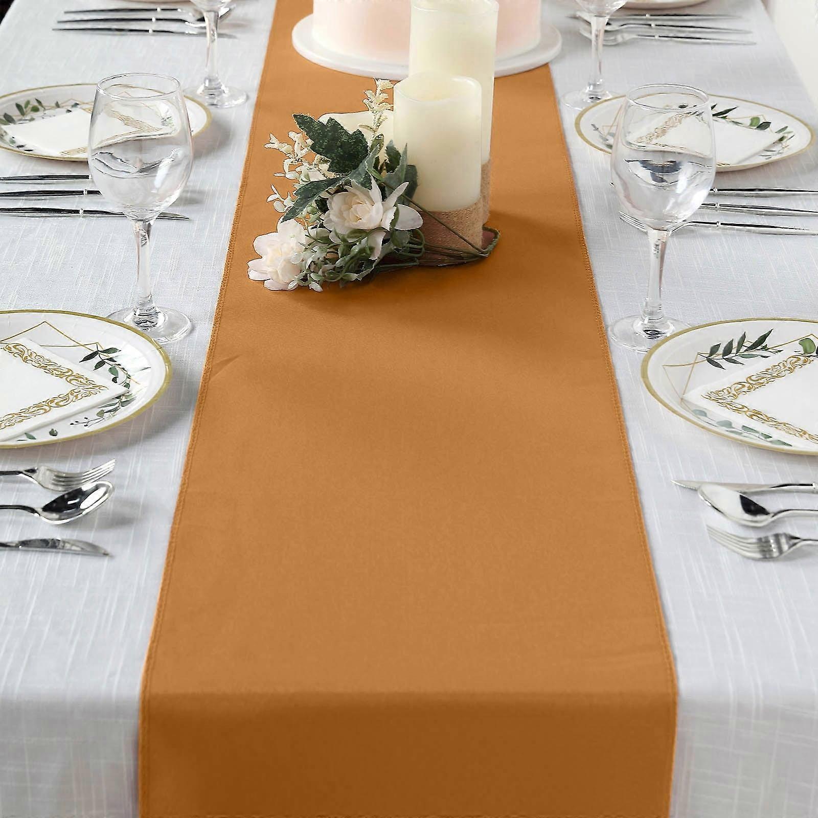 BalsaCircle 12" x 108" Polyester Table Top Runner Party Linens Dinner Decorations