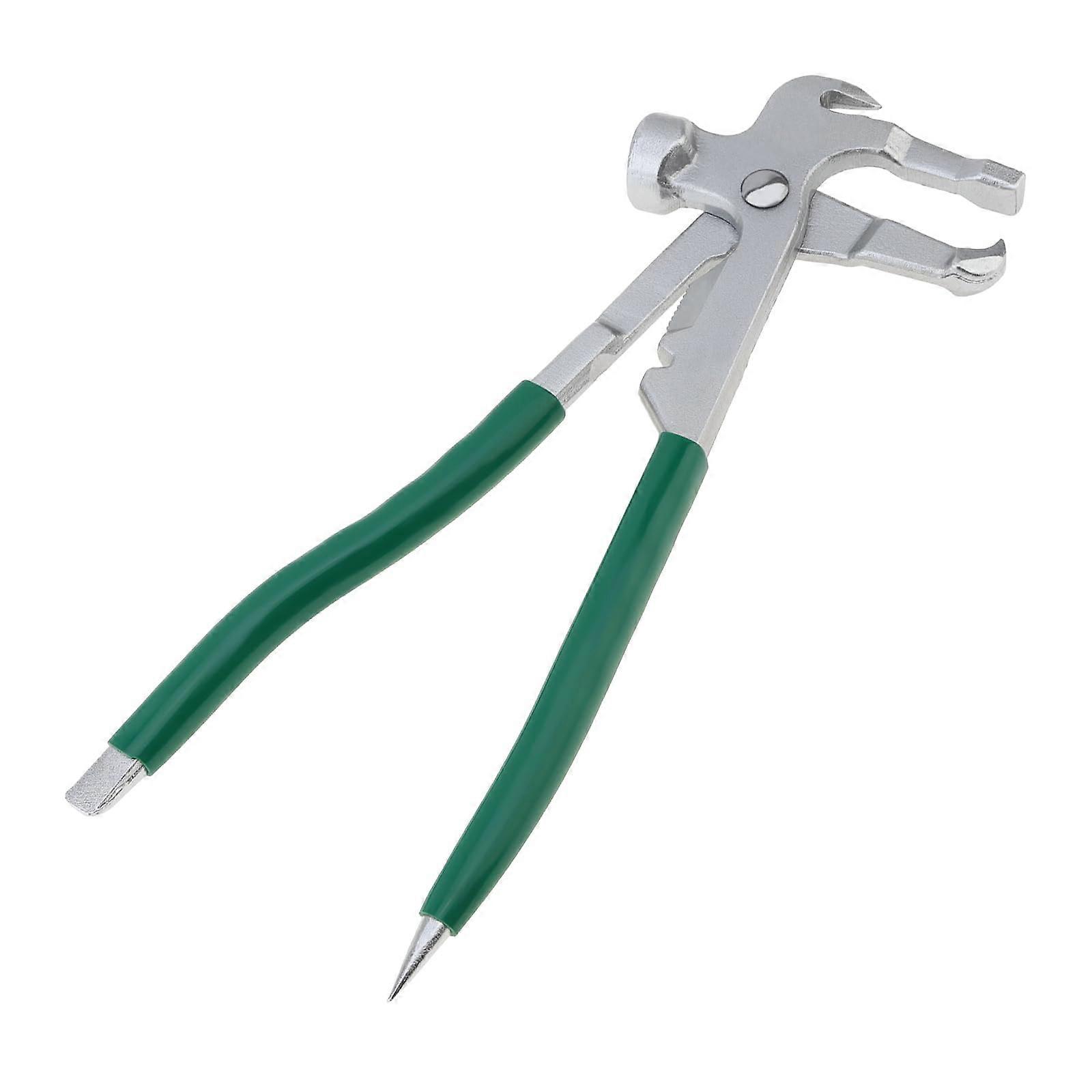 Wheel Weight Pliers Tire Balancing Tool with Hammer Cutter and Non‑Slip Grip for Precision Maintenance