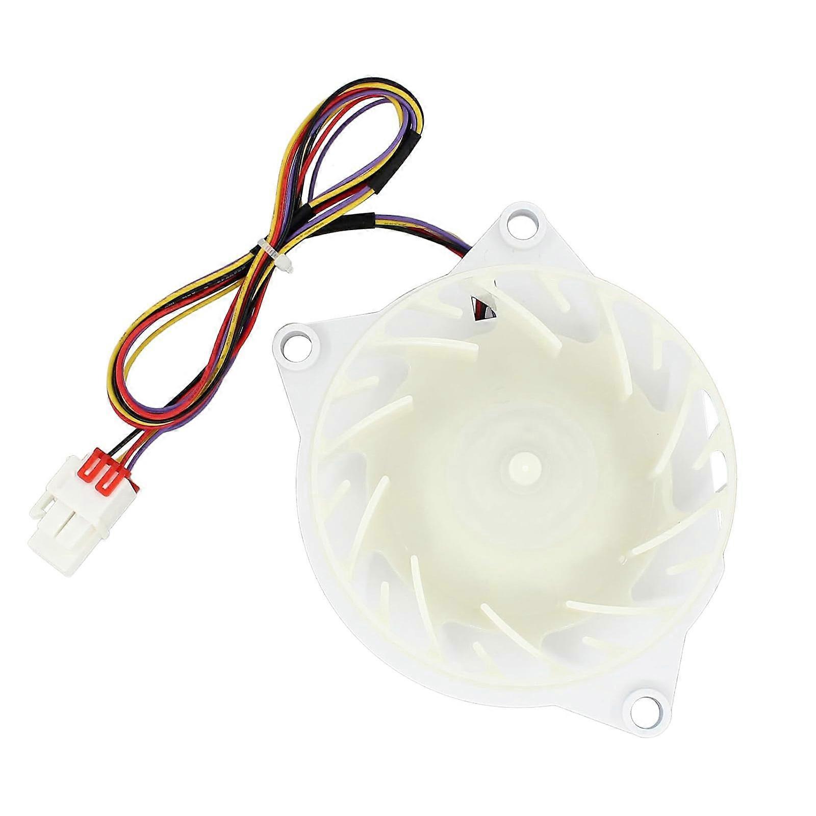 Replacement Part Refrigerator Evaporator Fan Motor Suitable for Select Models Simple Installation Plastic Construction Multicolor