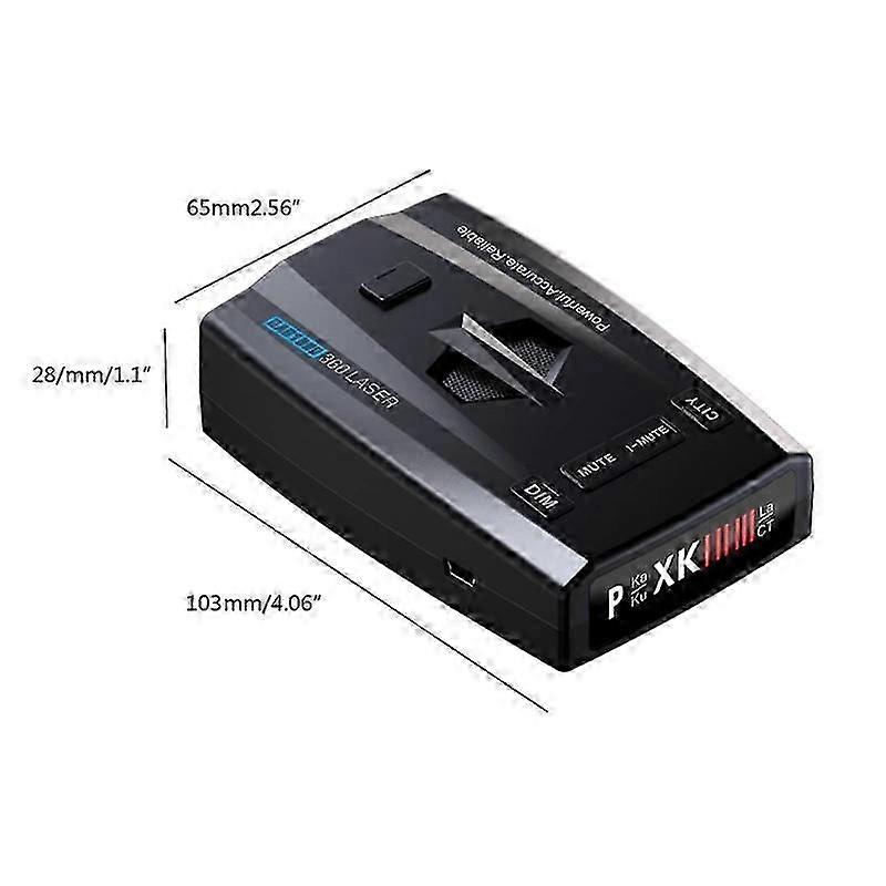 RAD1000 Radars Detectors Car Detector Anti Radars Multi-language Car Speed Monitoring Detector 40GF 25-26s