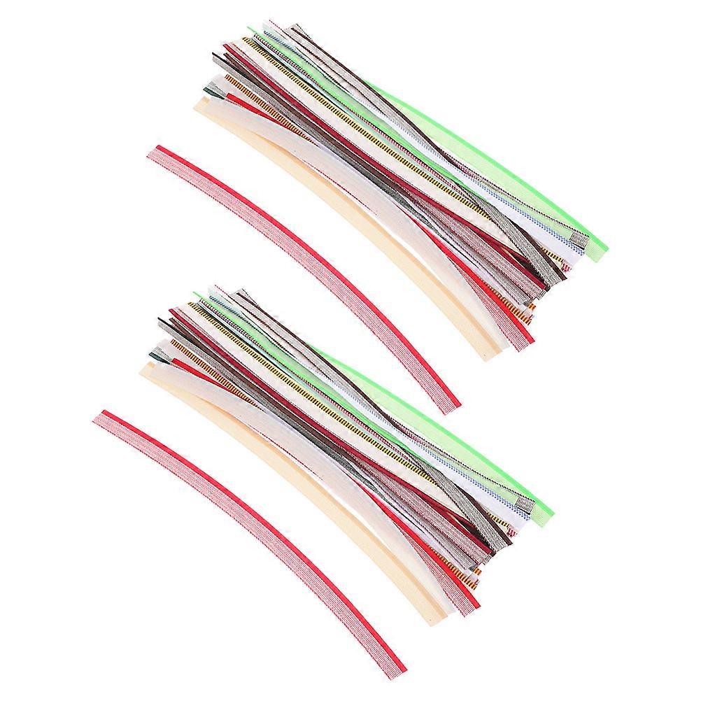 Bookbinding Supplies Colorful Cotton Headbands for Book Binding 2Sets Kit