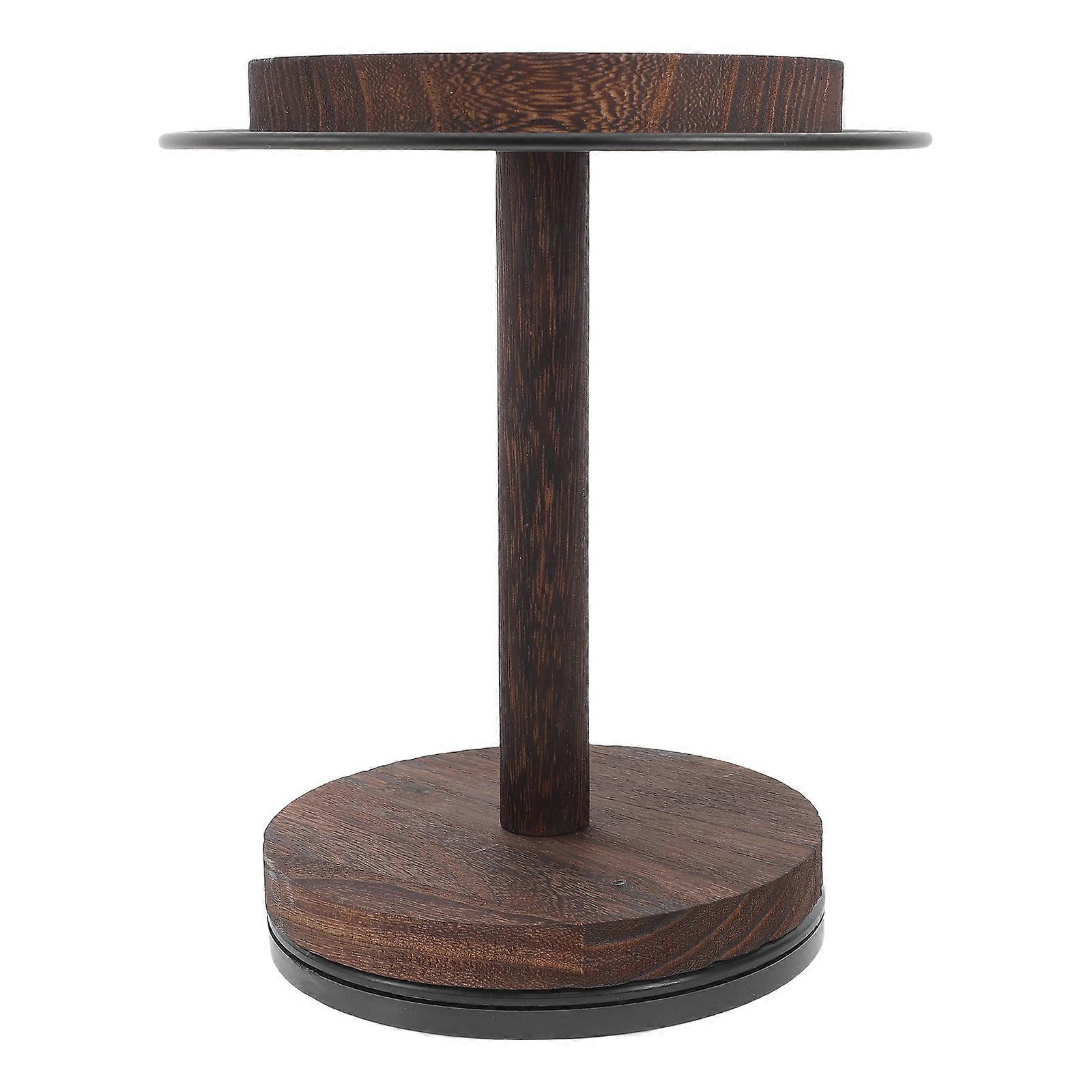 Sunglasses Organizer Rotatable Wooden Display Rack for Storage Use