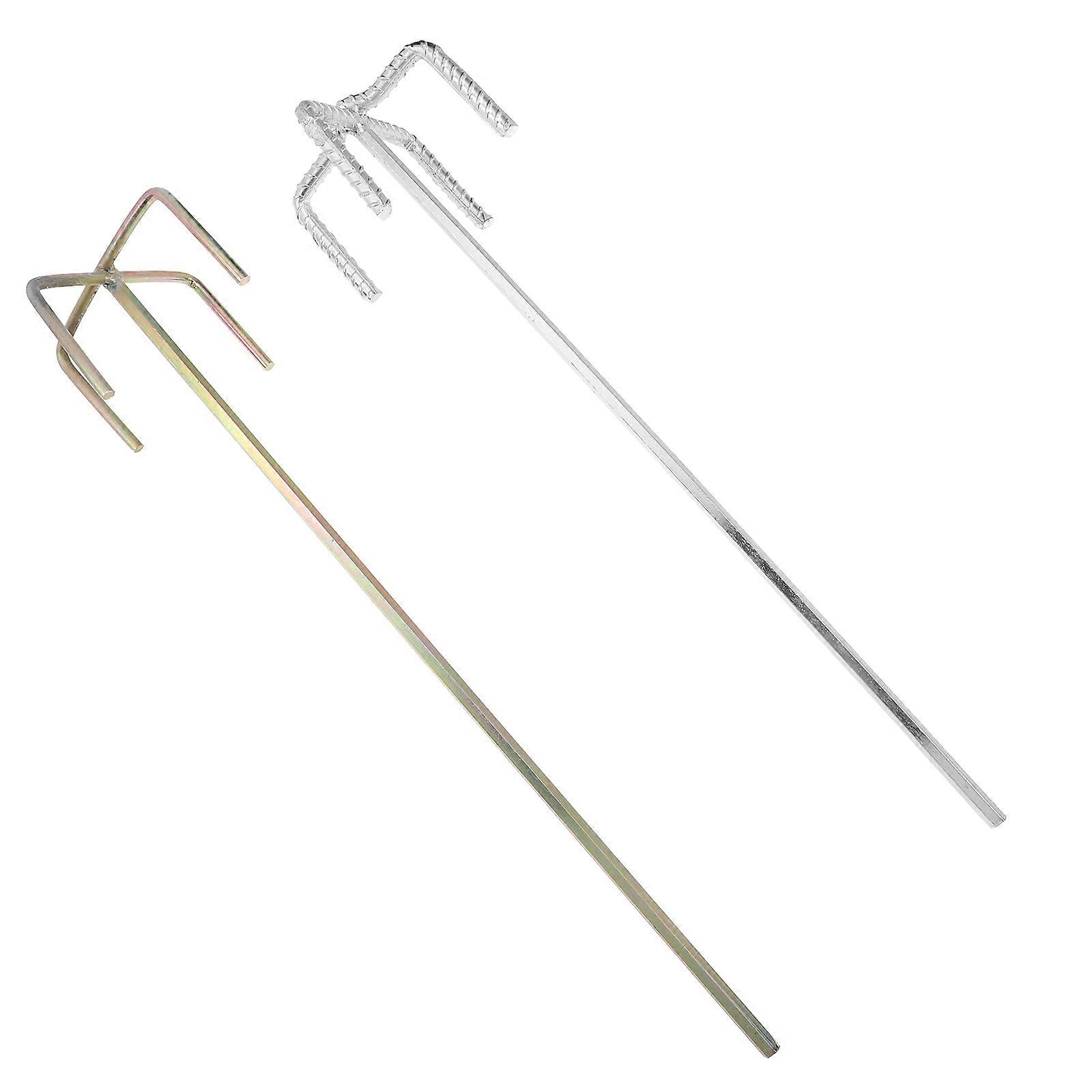 Hexagonal Stirring Rod Cement Mixer for 2Pcs Long Drill Attachment Paddle