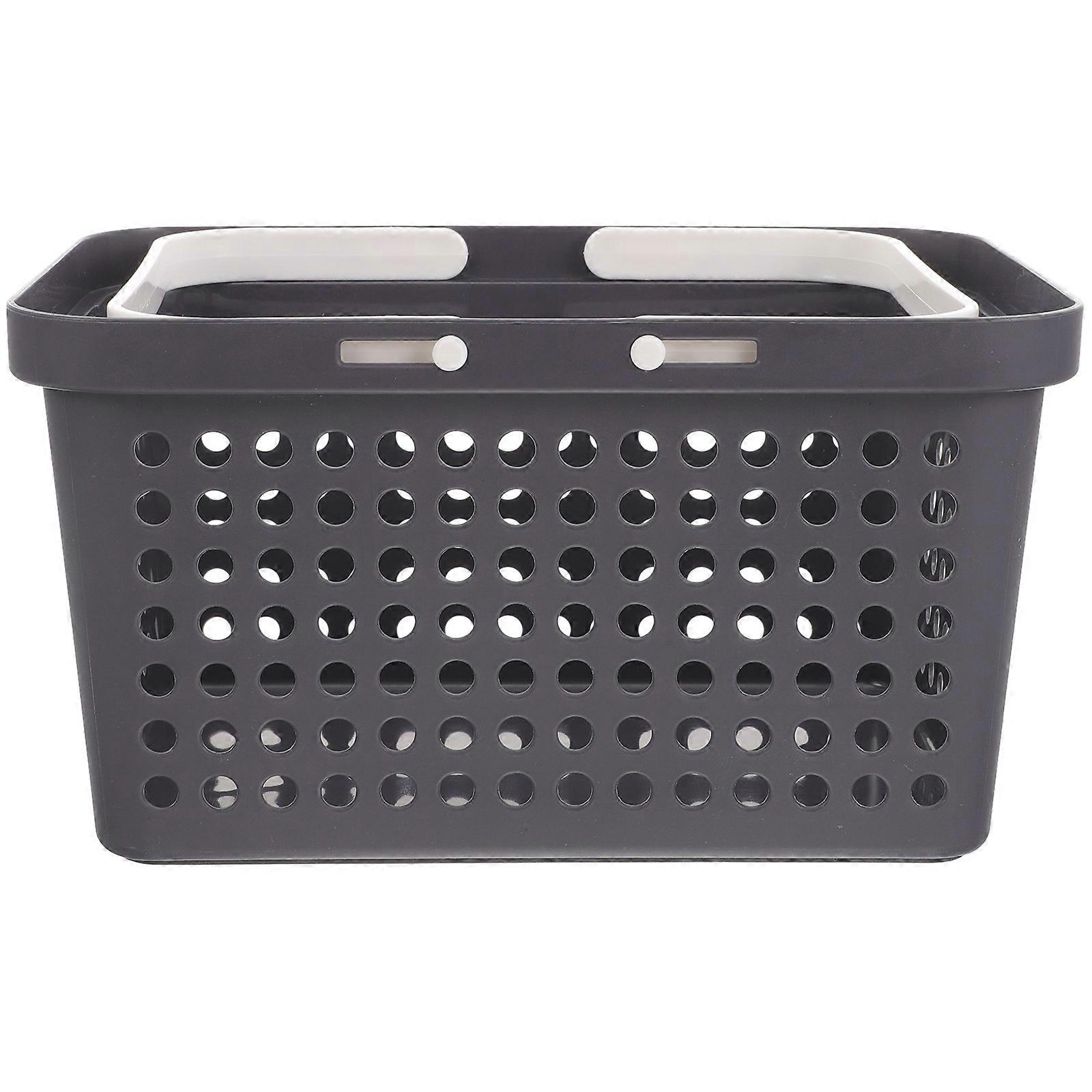 Dark Blue Multi-Purpose Sorting Basket Thickened Material Ideal For Clothes Storage Versatile Size 27x19.5x14.5cm 1Pack