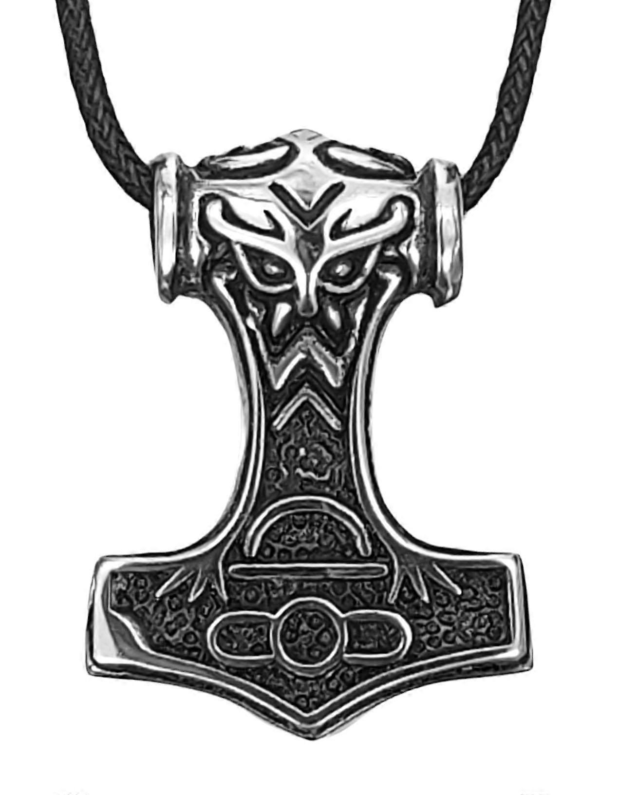 Pendentif 139 Marteau de Thor - Acier inoxydable
