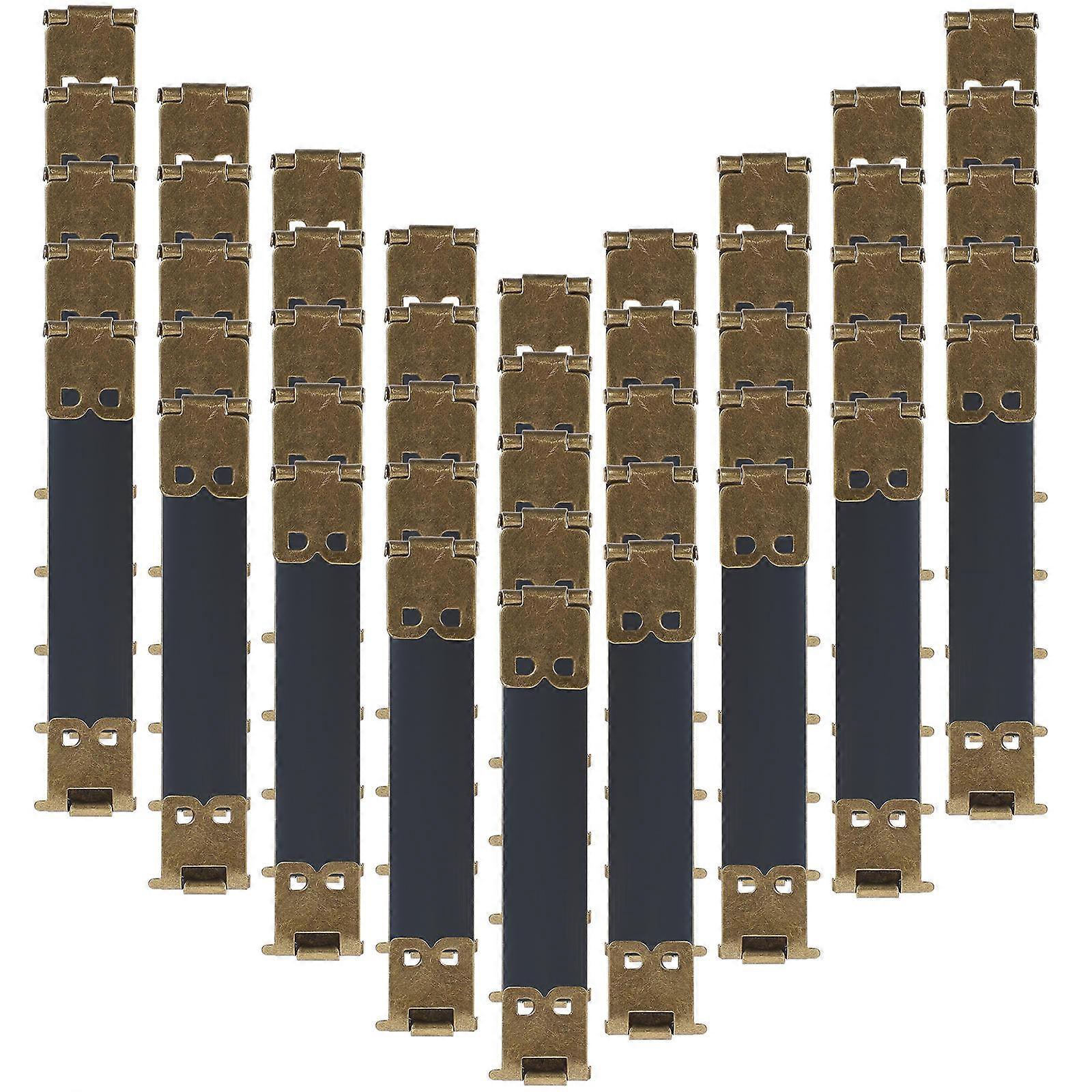 20Pcs Metal Handbag Spring Clip 8Cm Internal Flex Frame For Craft Making Durable Practical Use