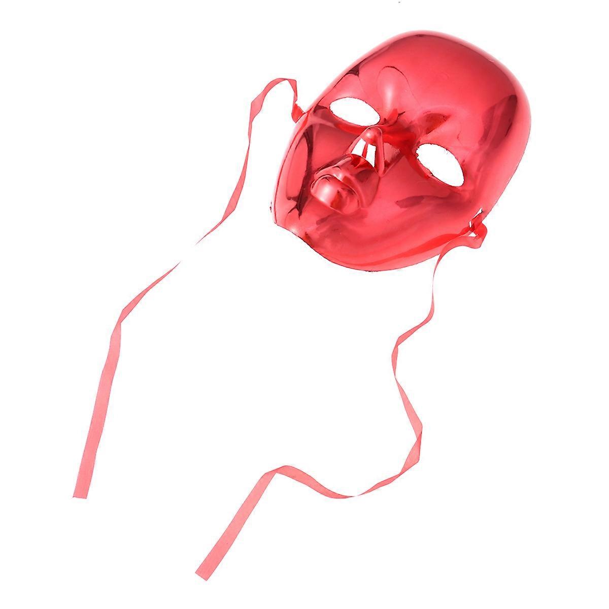 Masquerade Masks Set Full Face Performance Prop Plastic Material Assorted Color 3Pack