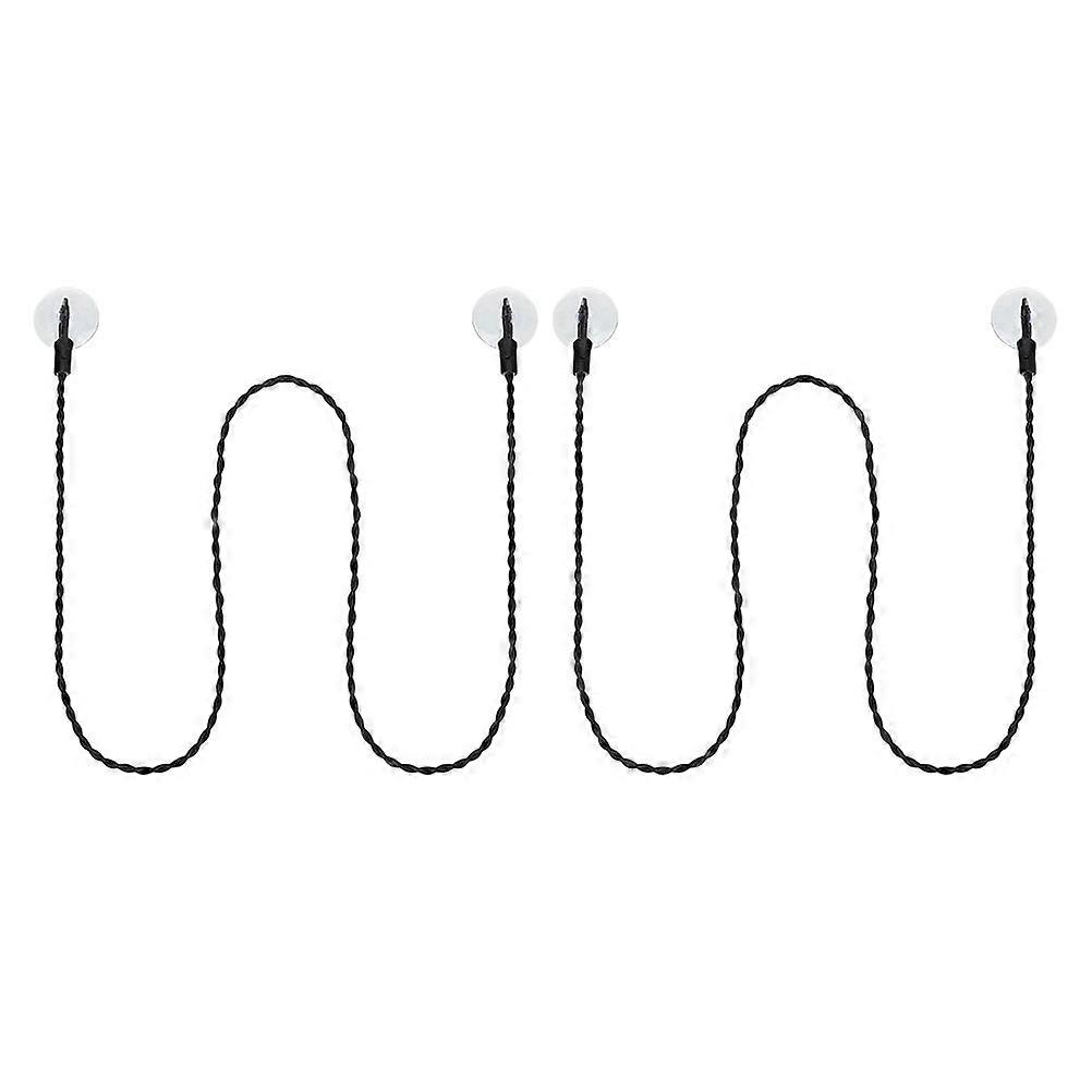 Black Clothesline Portable Telescopic Retractable Clothes Line for 6Pcs