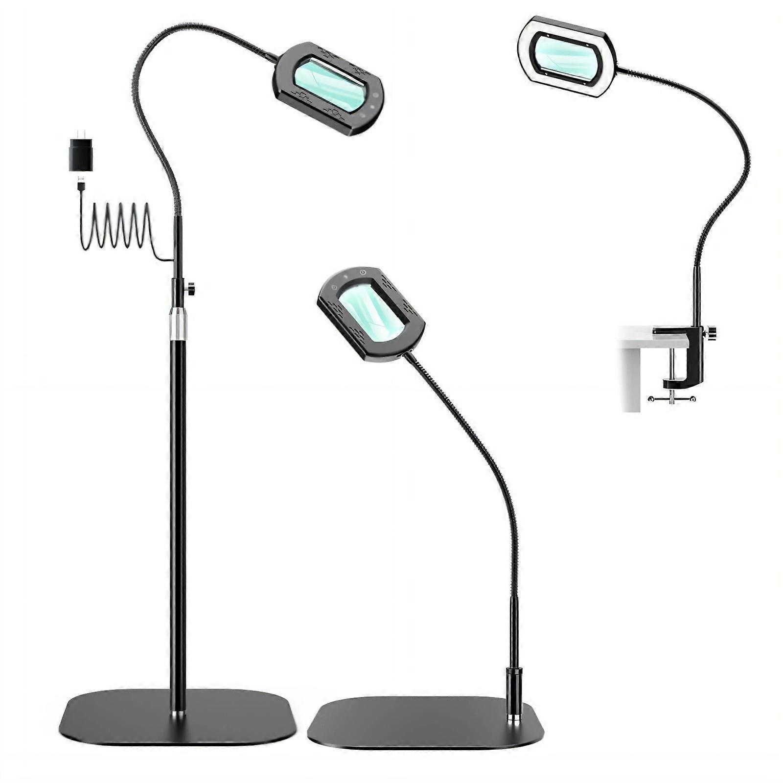 Twist Stand LED Touch Enlarger With Modifiable Corner Providing Multiple Direction Viewing For Interest And Professional Tasks Multicolor