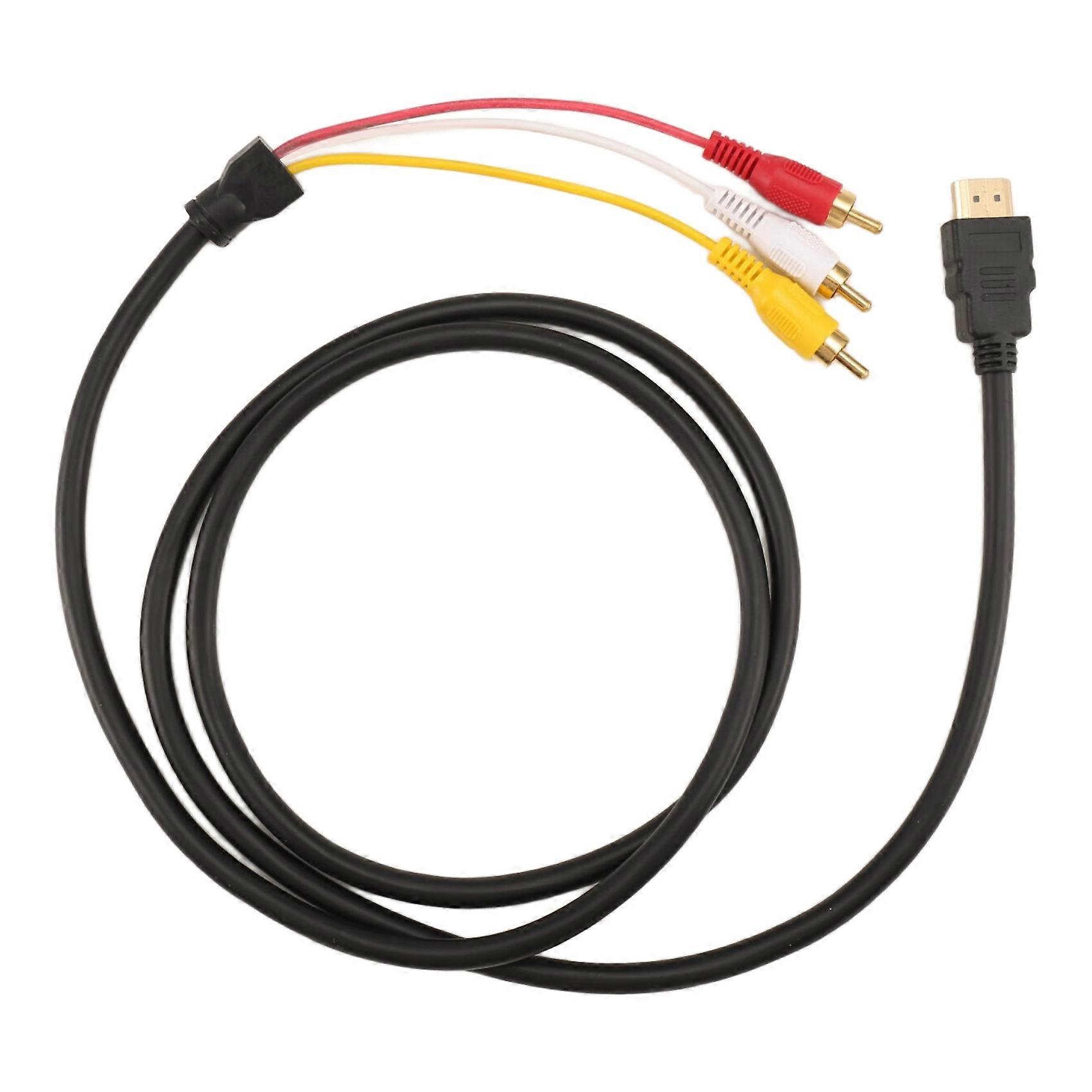 Compatible HDMI vers câble RCA pour TV HDTV