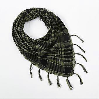 1/2/3pcs Unisex Stylish Shemagh Scarf Fringed Checker Arab Shawl compatible with Men Women Muslims Dustproof Headwrap Desert Neckscarf