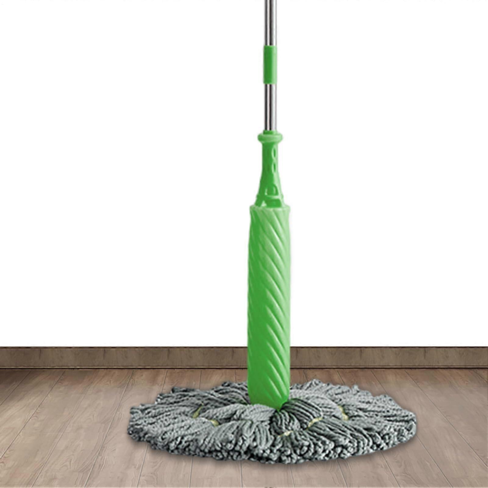 Microfiber Mop with 360 Degree Rotating Head, Long Handle, 2 in 1 Wet and Dry Flat Floor Mop