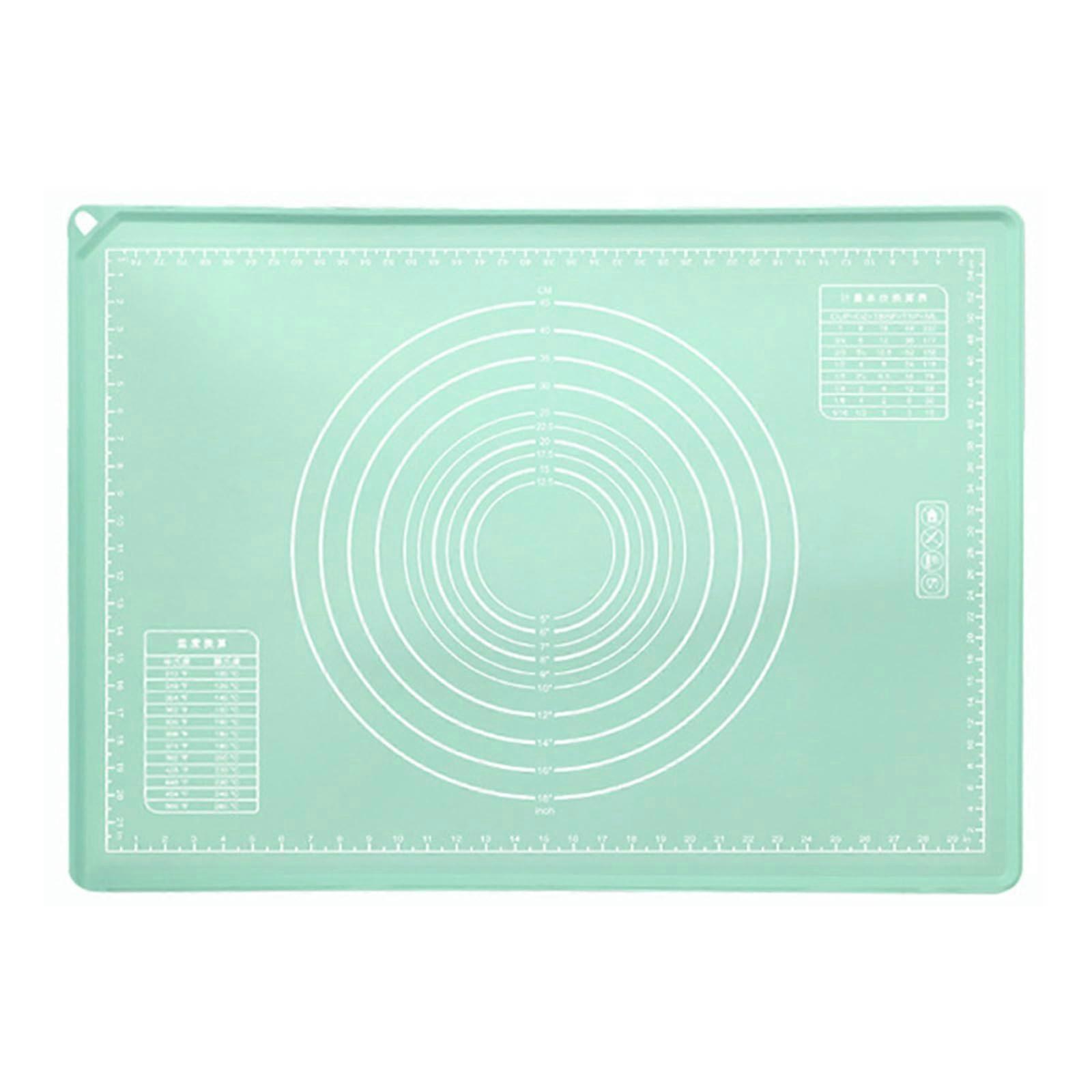 Silicone Baking Mat with Measurements, NonStick Pastry Rolling Mat for Dough and Cooking