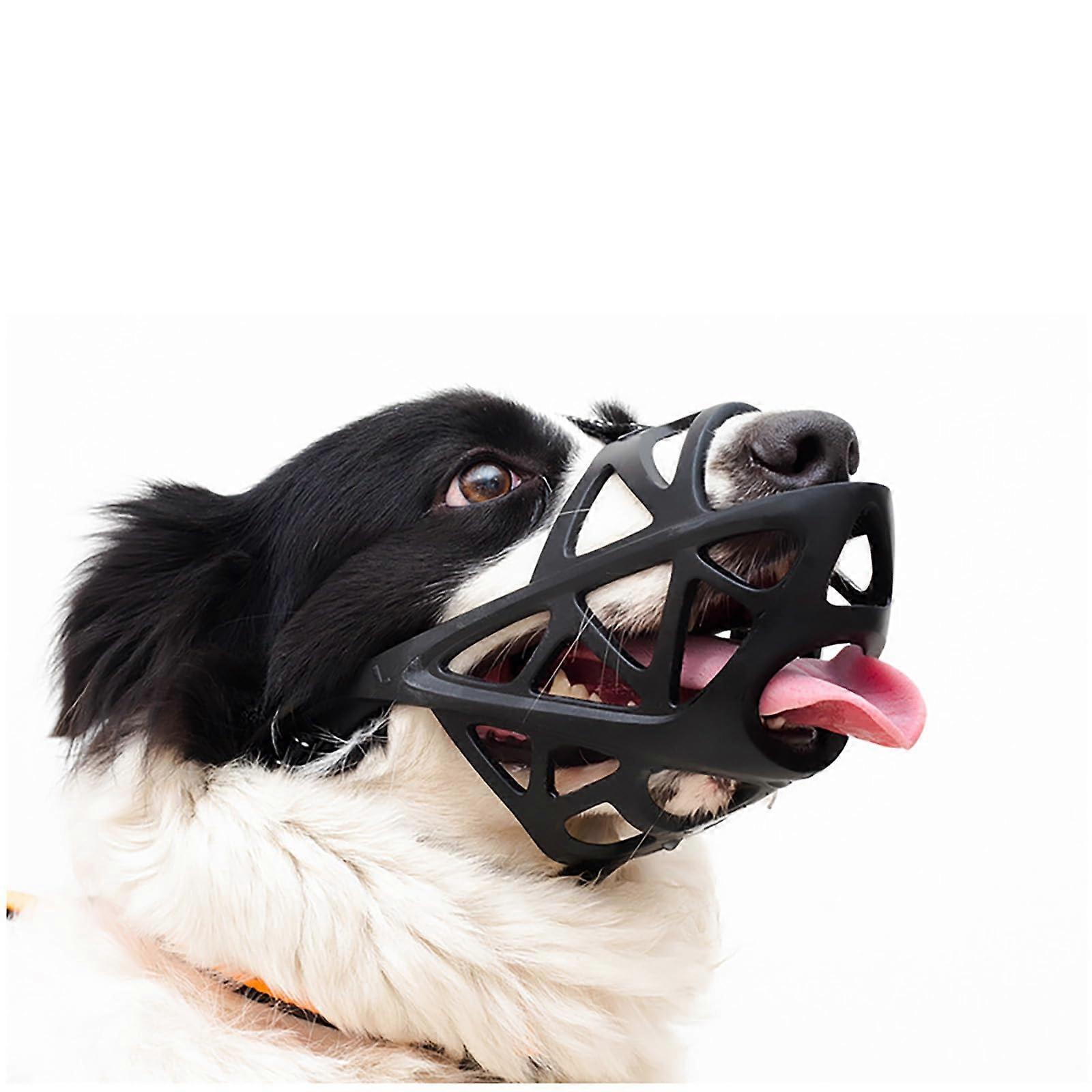 Basket Dog Muzzle for Large Dogs, Breathable Adjustable Design, Allows Panting and Drinking