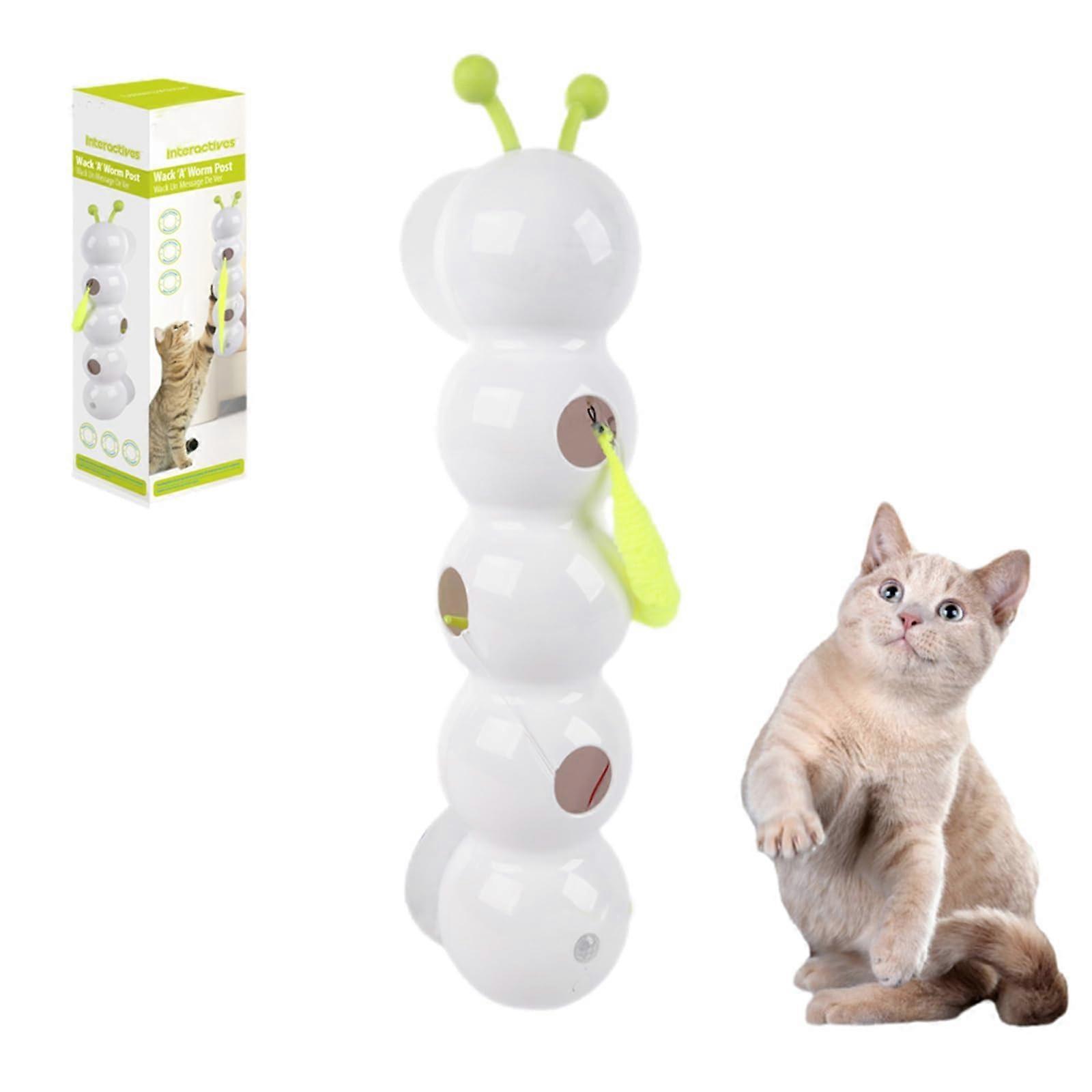 Interactive Wall Mounted Smart Motion Cat Toy with Tail Movements and Sensor for Cats