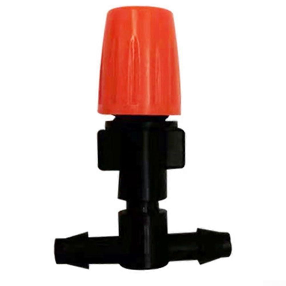 50 Pack Adjustable Drip Irrigation Emitters with Tee Joint for Garden and Lawn Watering