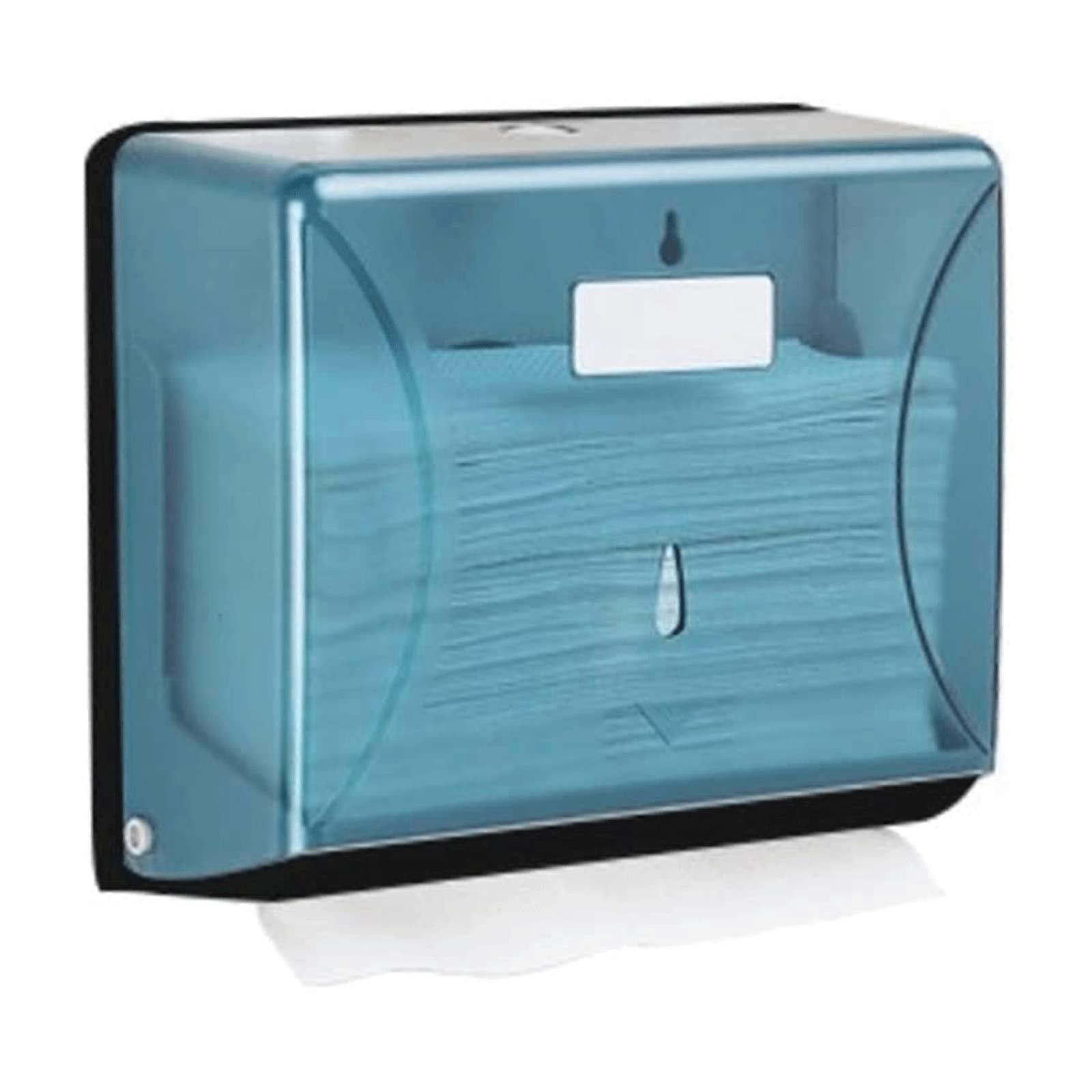 Wall Mounted Paper Towel Dispenser ABS Plastic with Visible Window for Bathroom Kitchen Office