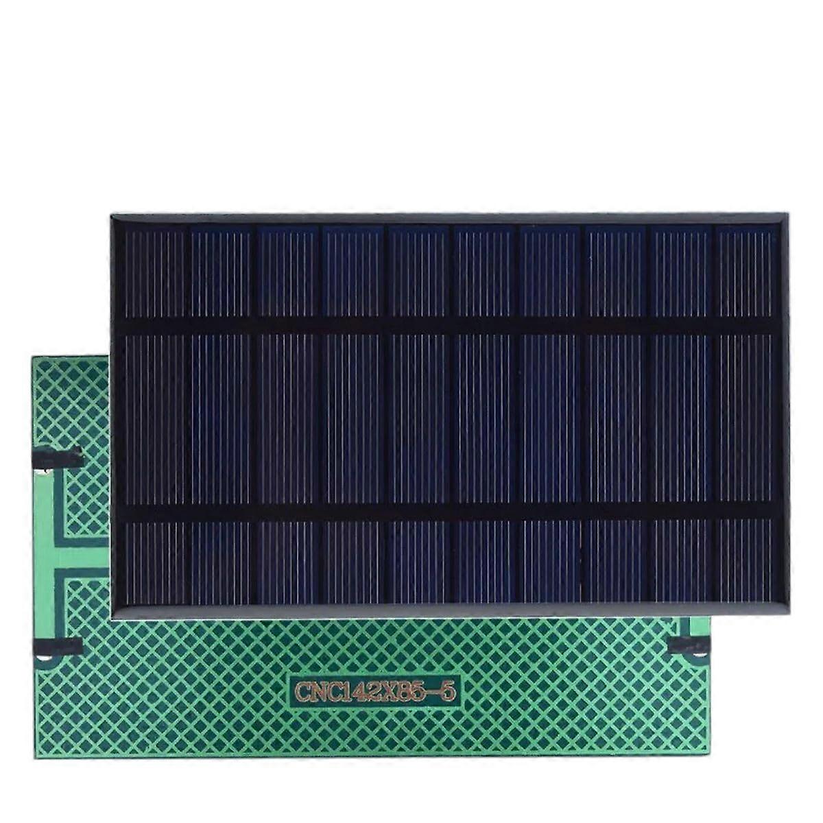 5V 2W Polycrystalline Solar Panel Charger for DIY Projects and Small Device Outdoor Use