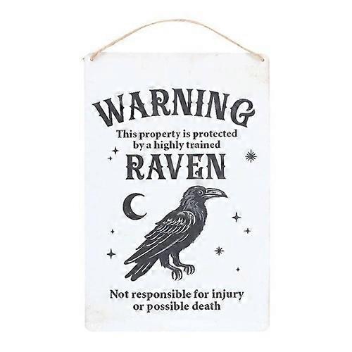 Something Different Protected By A Raven Hanging Sign