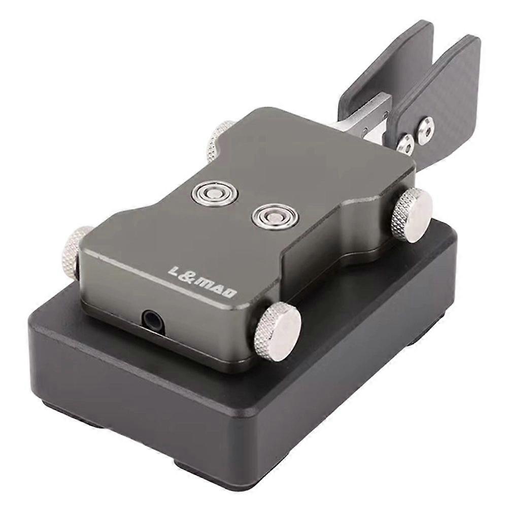 Double-Paddle Automatic CW Key 3.5mm Shortwave Radio Morse Code Key Telegraph Training Key A