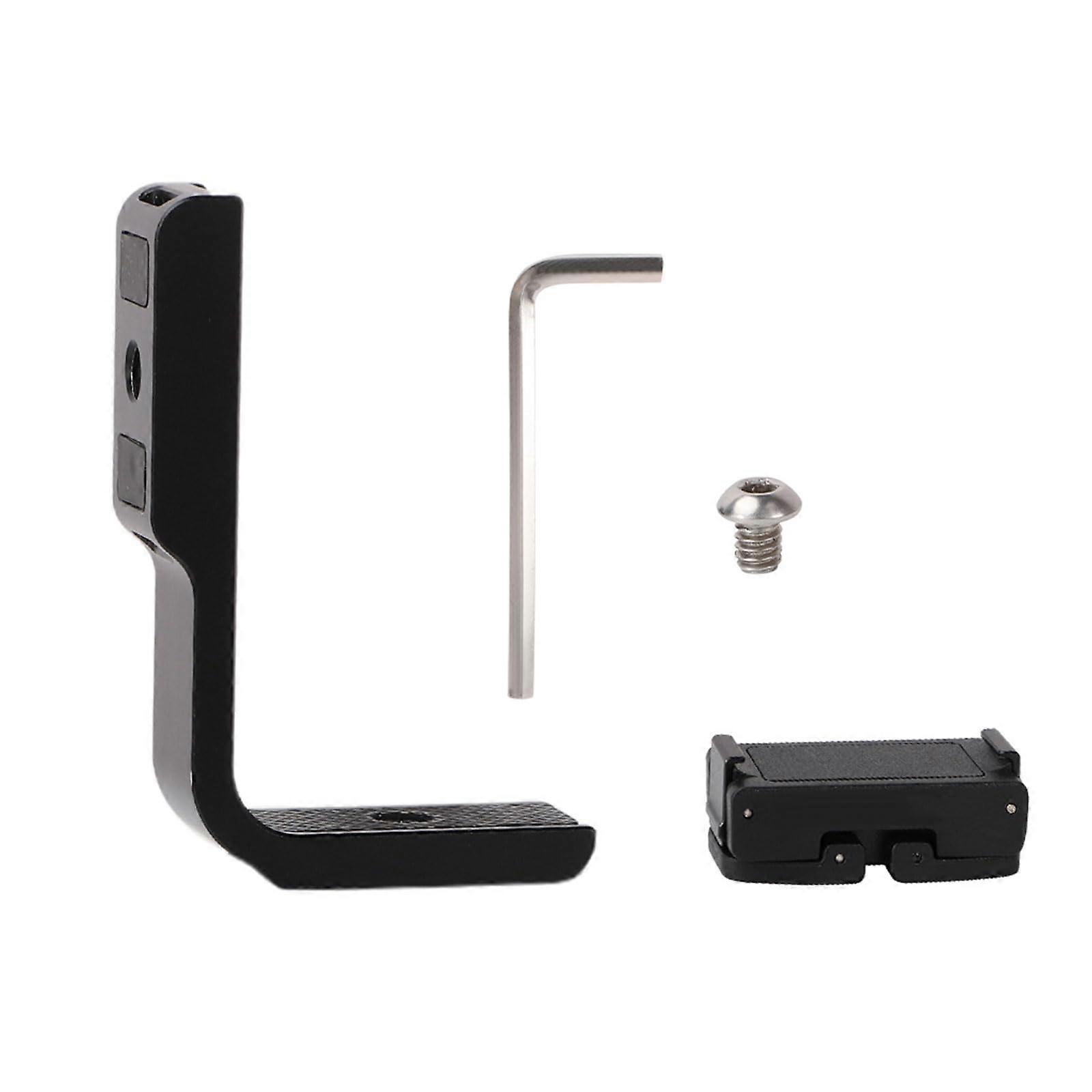 Camera Mounting Bracket Aluminum Alloy L Shape for Horizontal Vertical Quick Switch 360° Shooting