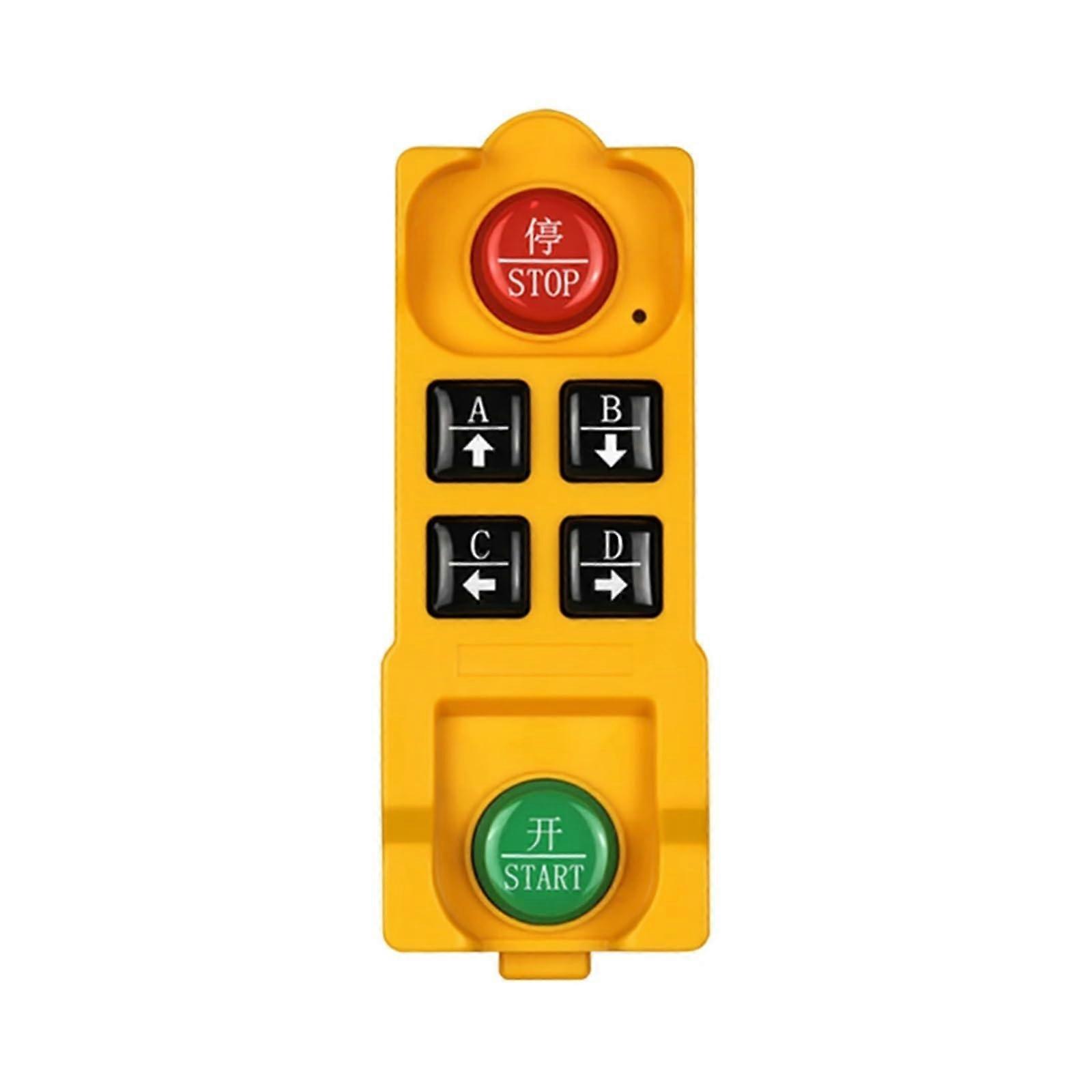 Industrial Wireless Remote Control 433MHz Waterproof 4 Button Crane Controller for Electric Hoist
