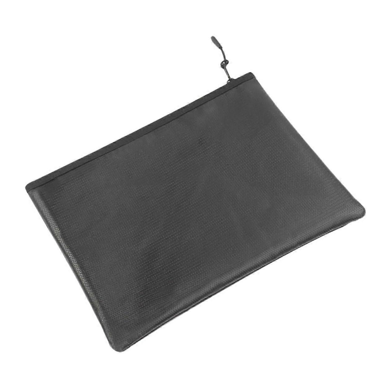 Fireproof Document Bag Waterproof Storage Pouch with Secure Zipper for Home and Office Use