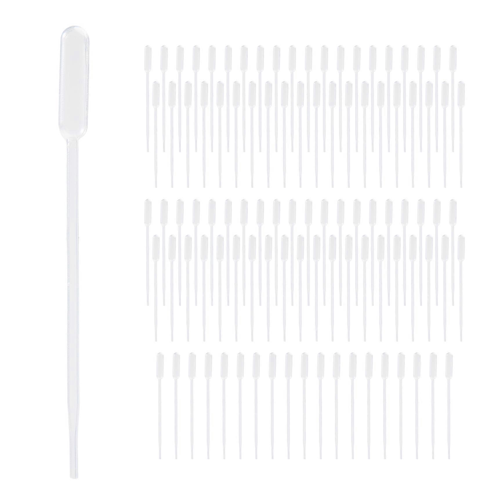 100PCS Graduated Pipettes Dropper Polyethylene (0.5ml)
