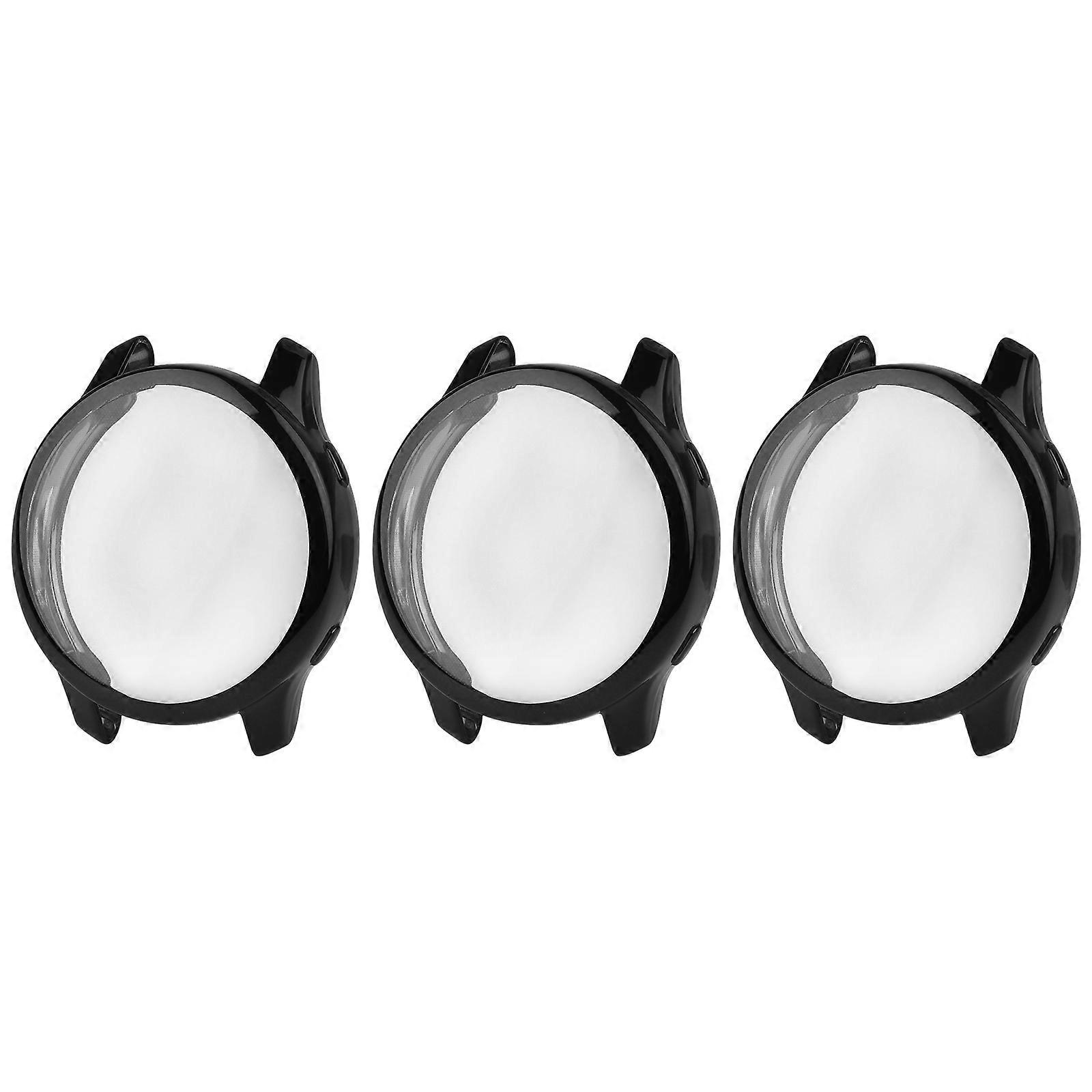 Watch Protective Case for Black Electroplate Shell with 3Pcs Set