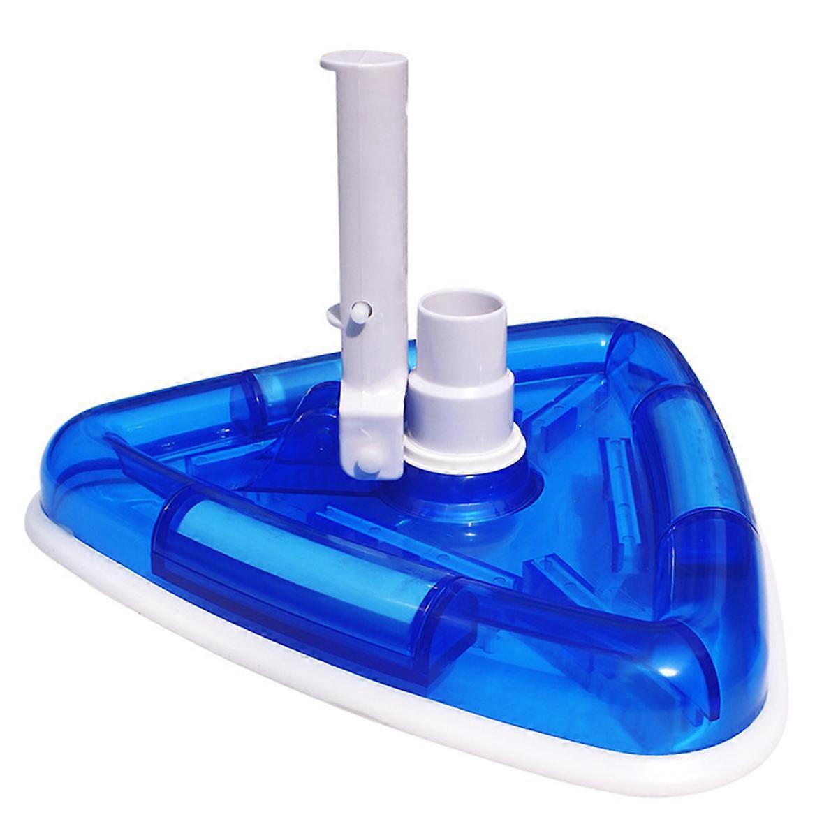 Pool Cleaner Triangle Weighted Vacuum Head for Cleaning Use Blue