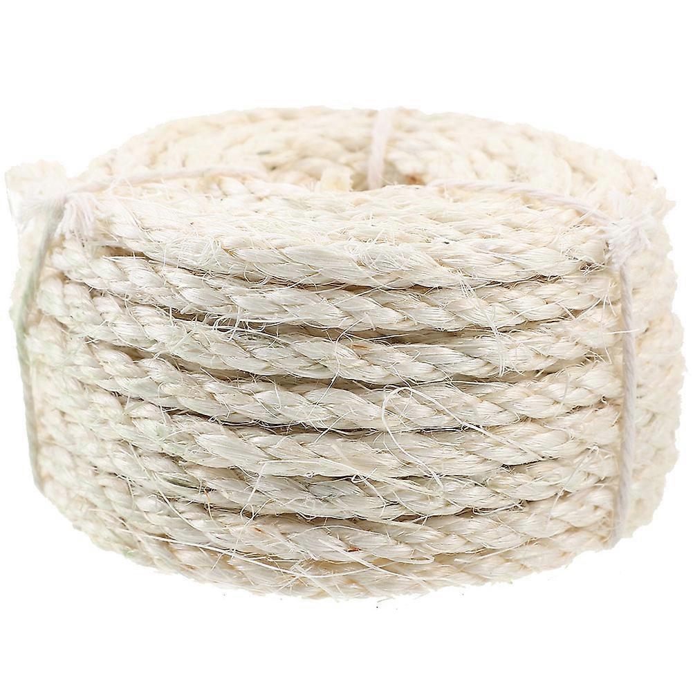 Sisal Hemp Rope Cat Tree Rope for Cat Scratching Post Replacement 1 Roll
