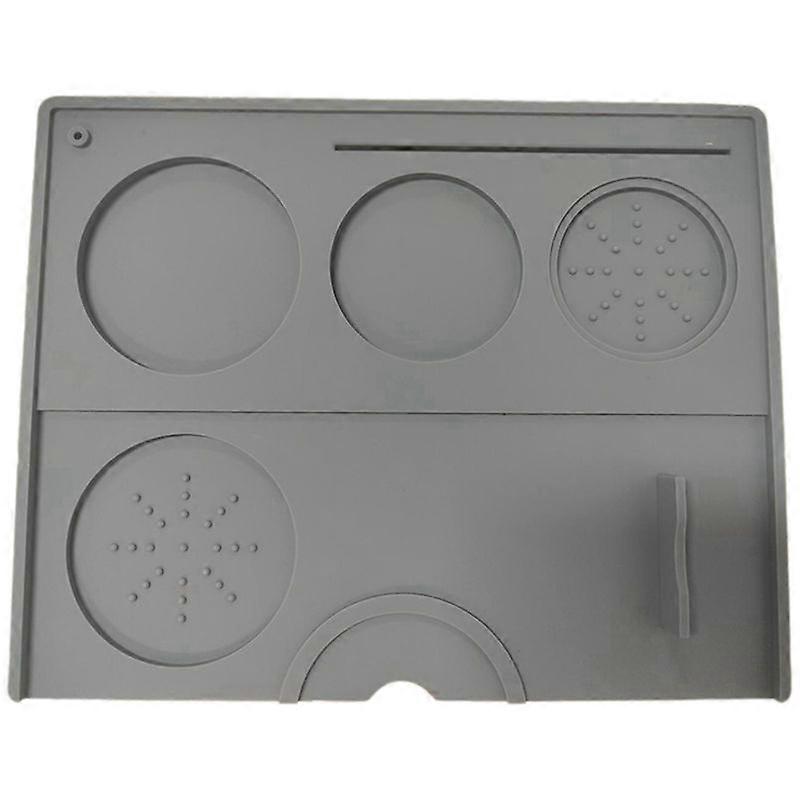 Espresso Silicone Coffee Tamper Mat-Grey